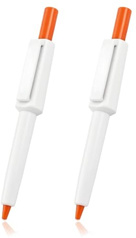 BDGYCK 2 Pcs Tick Remover Tool, Anti-Tick Remover Pen for Clip | Family Pet Fleas Control Waterproof, Flea and Lice Removal, Flea Clip for Cat, Dog, Pets (orange)