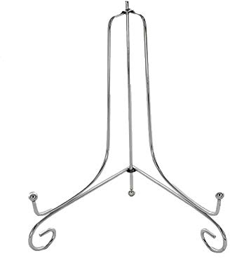 Truly Sweet Candy - Cavalletto in ferro argentato da 20,3 cm, piatto, libro, menu, tela, supporto per matrimonio (1)