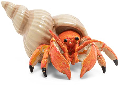 Papo -Figuras pintadas a Mano -Universo Marino-Cangrejo ermitaño-56054-Coleccionable -para Niños y Niñas de 3 Años o Más
