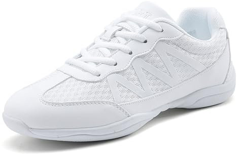 Femme Chaussures de Cheerleading Danse Filles Modern Jazz Anti-dérapant Gym Running Baskets Blanc 42