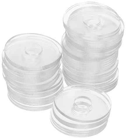 Anneome 50piezas Arandelas Planas Transparentes Para Manillas De Ducha Juntas De Vinilo Resistentes Al Aflojamiento Tornillos Uso Baños y Cocinas