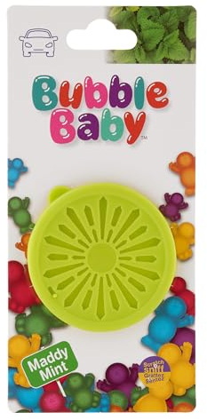 Bubble Baby Organic Tub - Profumatori Deodoranti per Auto Particolari alla Menta a Lunga Durata ed eliminatore di odori