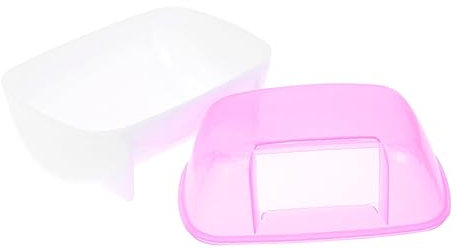 BESPORTBLE Haustier-badesand-Set Chinchilla-Hamster-sandbadehaus Mit Kunststoffbehälter 500 G Sandpackung