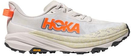 Hoka One One Speedgoat 6 White/Neon Tangerine, 42 EU