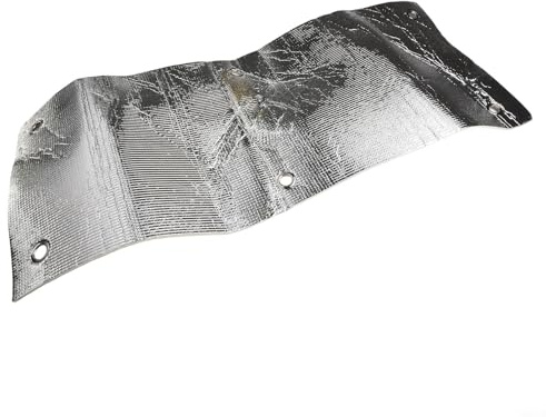 Honseadek Película aislante de aluminio de doble capa térmica para ventana, película de 6 mm de grosor, reflectante de calor, pantalla de privacidad para el hogar, techo, pared, verano (40 x 100 cm