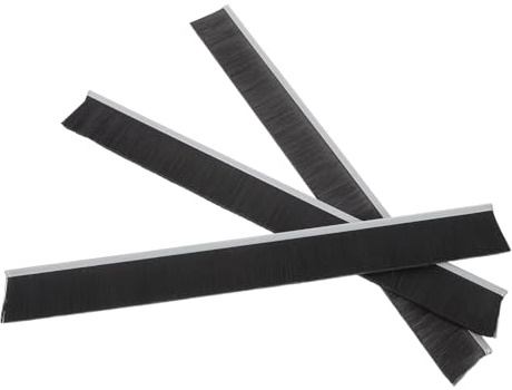 KOMBIUDA 3 Piezas Cepillo de Nylon para Buzón Tira Selladora Antipolvo Cepillo Anti-borrasca para Oficina y Hogar Accesorio de Sellado Meteorológico para Caja de Cartas
