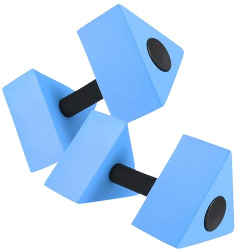 Toyvian 2 Piezas Pesas Acuáticas Triangulares para Ejercicio Piscina Mancuernas de Agua para Aeróbic Acuático Entrenamiento Terapéutico Mejora Cardiovascular y Fortalecimiento Muscular