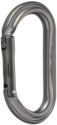Petzl OK Oval Aluminum Carabiner (Symmetrical) - Green, Non-Lock