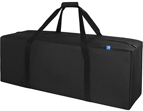 COOLBEBE 36-Inch Large Travel Duffle Bag, 100L Heavy Duty Luggage for Sports Equipment, Camping & Moving, Water Resistant, Black