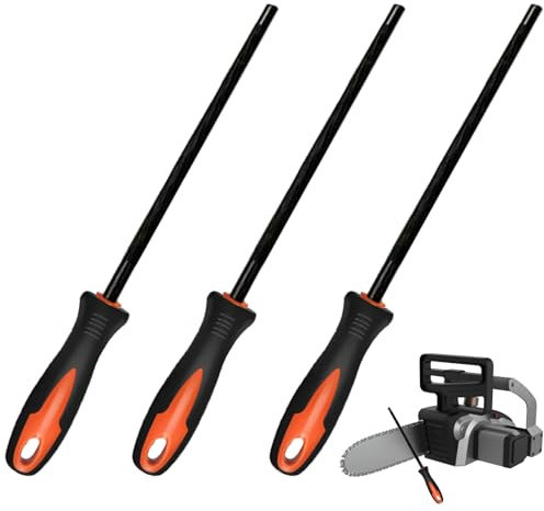 svpfuo 3 Pezzi Affila Catena Motosega, Affilacatene per Motosega, Affilatore Catena Motosega, Adatto per L'affilatura Di Motoseghe, Limatura Motoseghe, Motoseghe E Utensili per Limatura Catene