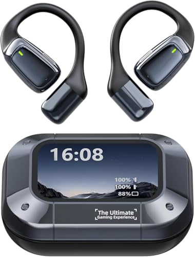 [2026 Nuev] NE25 AI Auriculares Traductor en Tiempo Real con Pantalla LCD, 134 Idiomas y 8 Modos de Traducción, 3 in 1 AI Auriculares Traductor, Bluetooth 5.4 con ENC y App con para Viajes/Negocios
