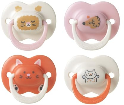Tommee Tippee Ultimate Fit Schnuller, 18-36 Monate, 4 Stück, kieferorthopädischer Sauger für Babys, symmetrischer Sauger, 100% BPA-freies Silikon, Club House Kollektion