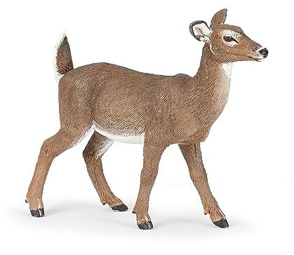 Papo - Realistic Virginia Deer Figure - Ages 3+ - Wild Life Collection - Educational Play Forest Animals - Gift Idea Toy for Girls and Boys