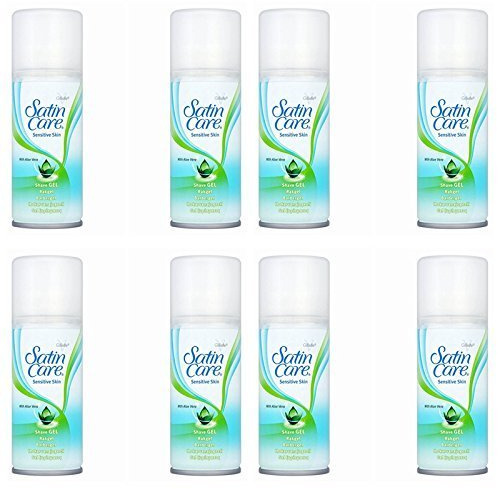 Gillette 75 ml Satin Care Shaving Gel for Women, 450 Millilitre, (Pack of 6)