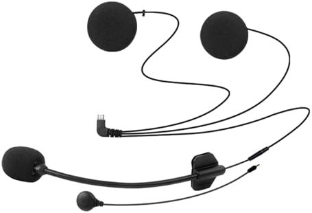 FreedConn Microphone Headphone Speaker Soft Cable Headset Accessory for Motorcycle Helmet Bluetooth Interphone intercom for TCOM FDCVB and COLO