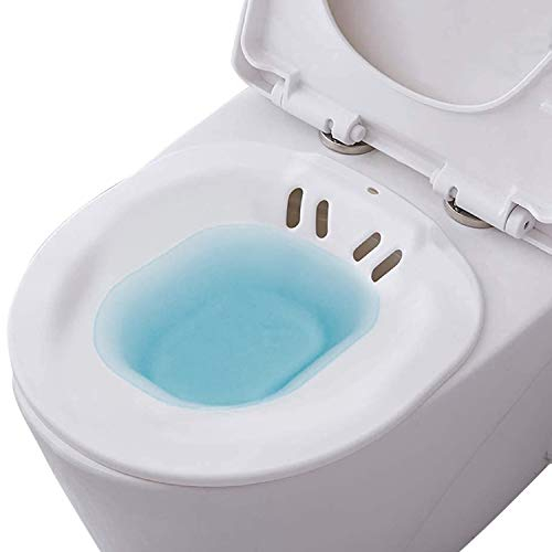 Bidet pour toilettes,Sitz Bain Sur Les Toilettes,Bassin de bain Sitz,bidet portable, convient aux toilettes universelles