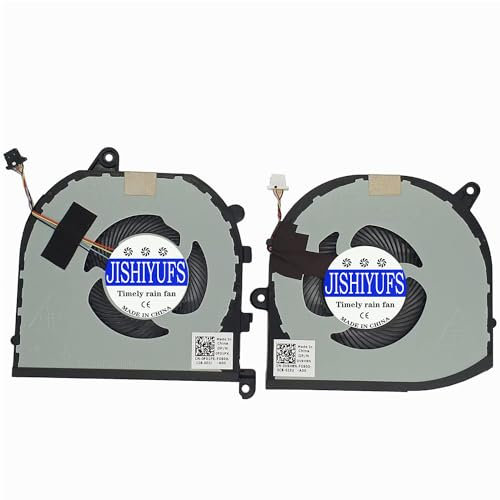 JISHIYUFS CPU + GPU Lüfter Kühlung für Dell XPS 15 9570 7590 XPS15-9570 Precision 5540 Series Laptop DFS501105PR0T FKCH FJ6J 008YY9 0TK9J1 TK9J1 08YY9 DC5V 0.5A