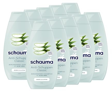 Schauma Schwarzkopf Anti-Schuppen Shampoo Classic (10x 400 ml), Haarshampoo beruhigt die Kopfhaut und bekämpft Schuppen ab der ersten Anwendung