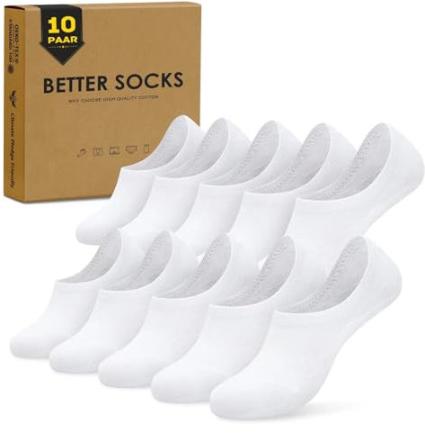 TUUHAW Sneaker Socken Damen 39-42 Weiß Kurz Füsslinge Damen 39-42 Sportsocken Herren Weiss Sneakersocken Sportsocken Laufsocken Unsichtbare Damensocken
