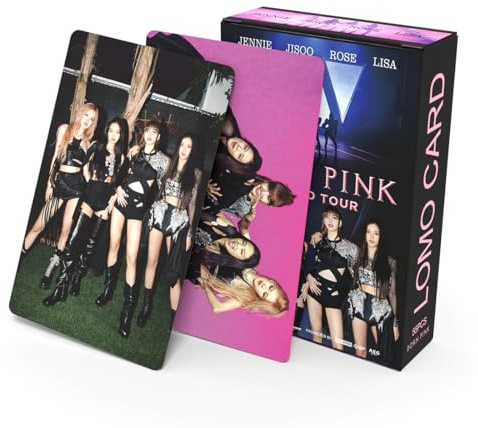 BCHMN Kpop BP Photocards, Cartoline fotografiche Kpop Merch, BP Cartoline per Fan, Born Pink World Tour (55 Lomo Carte, B)