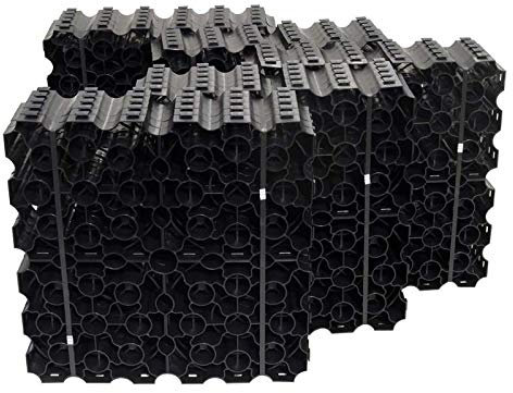 Base Kit for Shed 10ft x 10ft - Plastic Grid System for Shed, Log Cabin, Summerhouse - Garden Shed Base Grid w/Weed Fabric Membrane for Gravel Grids