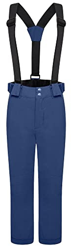 Dare 2b Kids Unisex Motive Waterproof Insulated Ski Pant Trousers with Reflective Detailing & Adjustable Cuffs - Perfect for Outdoor Snow sports & Winterwear