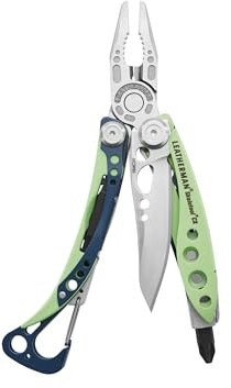 Leatherman Skeletool CX - 7-in-1 Camping & Survival Multi-Tool, Stainless Steel, Made in USA, Green