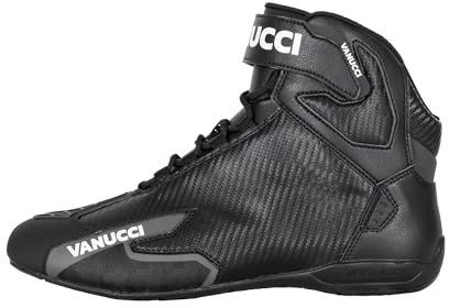 Vanucci VSB-3 Motorradstiefel, Touring Stiefel Herren, Biker Boots, Motorradschuhe Mit CE-Zertifizierung für Motorrad Zubehör Gr. 40-46