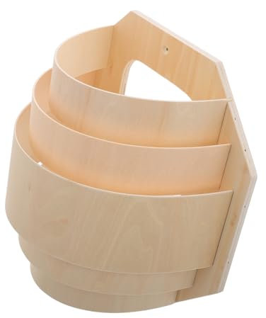 Cabilock Paralume Per Sauna in Legno Leggero e Traslucido Protezione Da Luce Per Ambienti Ad Alta Temperatura Installazione Semplice Accessorio Decorativo Per Cabin Sauna