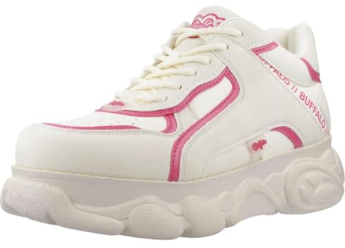 Buffalo Echo Chunky - Sneaker da donna, Bianco/rosa, 38 EU