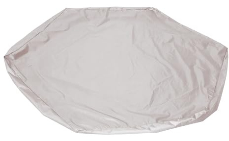 Cryfokt Auvent Hexagonal pour Bac à Sable, Couverture Résistante à l'usure pour Protection du Bac à Sable, Protection Contre la Neige et Le Soleil, Facile à Installer, Matériau en Taffetas de