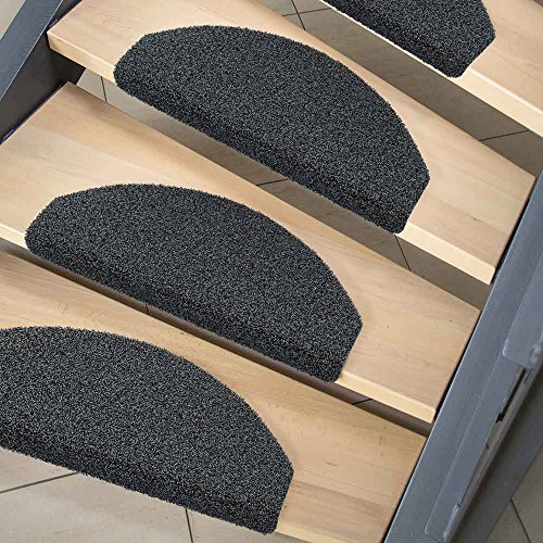 ASTRA Stufenmatte Brush Line anthrazit 28x65 cm