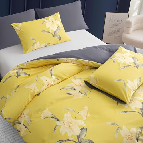 Pamposh Single Duvet Cover Set Premium Brushed Microfibre Soft Bedding Set | Hypoallergenic, Reversible, Zipper Closure, High Quality Fabric, Single (135 × 200 cm), OEKO-TEX Certified, Machine Washable