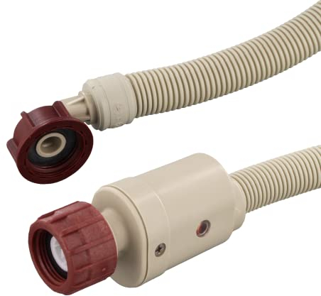 DL-pro Universal Zulaufschlauch 3m 3/4 Zoll Aquastop Schlauch gerade/gewinkelt Sicherheitsschlauch für Waschmaschine Spülmaschine Geschirrspüler 90°C 10 Bar