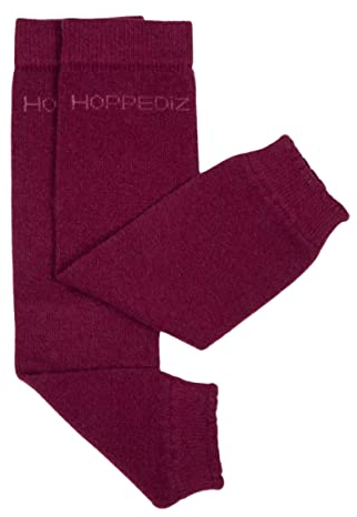 Hoppediz Babystulpen aus Kashmir/Merinowolle, Baby Leg Warmers, Einheitsgröße, bordeaux