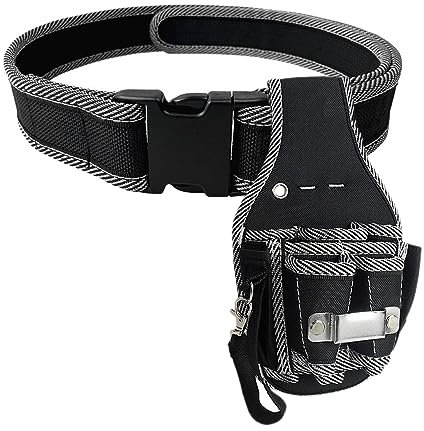 JISADER Bolsa de Herramientas Multifuncional con Cinturón para Carpintería, Carpintería de Bricolaje para El Hogar