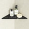 Neodrain Eckregal Duschablage Edelstahl Duschregal Fliesen Eingelassen für Badezimmer Shampoo Halter, Schwarz