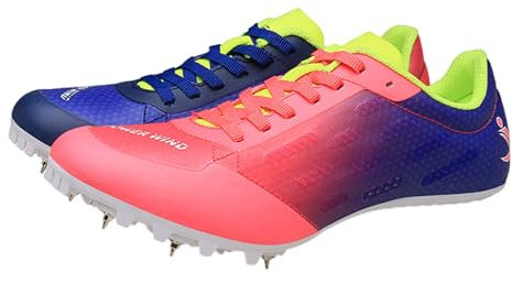 Leichtrit Zapatos con Clavos para Atletismo,Zapatillas de Atletismo de 7 Clavos,Zapatos de Atletismo con Clavos,Zapatillas De Pista Y Campo para Hombre,Unisex Spikes Atletismo Antideslizante