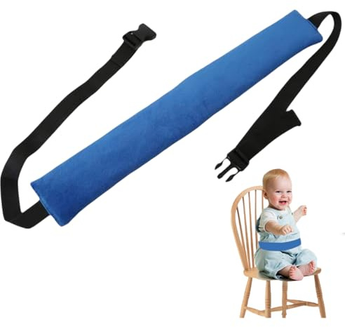GXGM 1 Piezas Silla Alta Protección Para Carrito De Compras Bebé - Cinturón De Comedor Portátil Para Niños, Correa De Seguridad Para Stokke Tripp Trapp/Trona Portatil Bebe(azul)