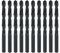 Misuyue 3.2mm HSS Metal Drill Bits, 10pcs Carbide Drilling Bit Sets, Twist Drill Bit suitable for Copper Aluminium Iron Plastic, Wood Drilling Bits