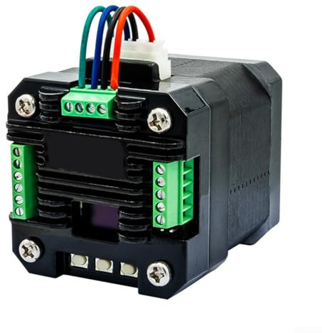 ERVO42D - Controlador de motor paso a paso NEMA17 con modo de control orientado al campo para minimizar el calentamiento del motor para CNC y aplicaciones (motor (RS485))