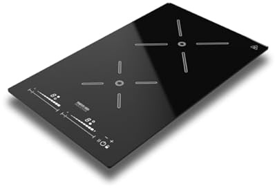 THETFORD Topline 902 - Placa de inducción (2 fuegos, 50 x 30,5 x 5,3 cm), color negro