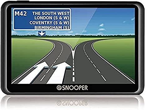 Snooper BUS & COACH S6900 - Commercial Vehicle Sat Nav System With 7 Screen, Built-In TMC And Active Magnetic Mount, Black