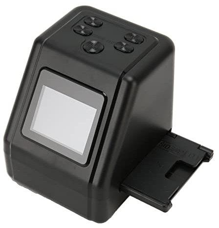 VBESTLIFE 12MP All in 1 Film & Slide Scanner, 2inch IPS Screen, 2Seconds Converts 35mm 135 110 126 and Super 8 Films, Slides, Negatives to Digital JPG Photos
