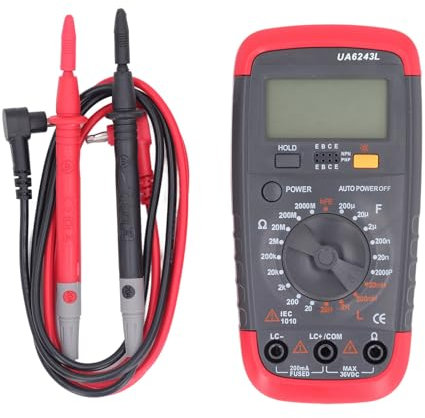 Digitales ESR-Multimeter, Hochpräzises Kapazitätswiderstandsmessgerät, Hintergrundbeleuchtung, LCR-Tester, Elektrisches Ohmmeter Für Die Elektrische Reparatur zu Hause