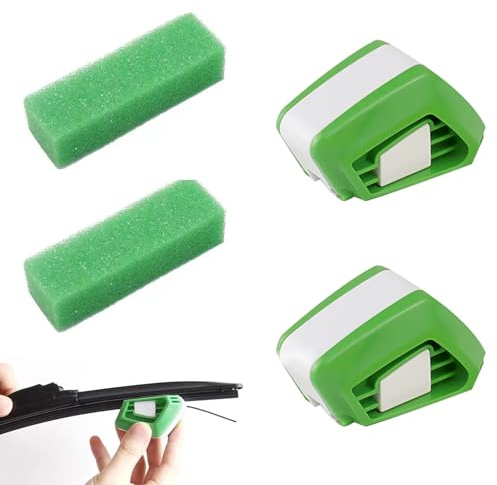 Juego de 2 cortadores de limpiaparabrisas, limpiaparabrisas, limpiaparabrisas, con 2 esponjas de limpieza, limpiaparabrisas, reparación de limpiaparabrisas