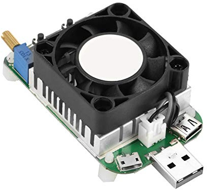 Dioche Batterikapacitet Spänning LD25 USB Elektronisk Lasttestare - Högpresterande Motstånd för spännings- och Strömmätning - Överspänning - Batterikapacitetstestare - Bärbar Design