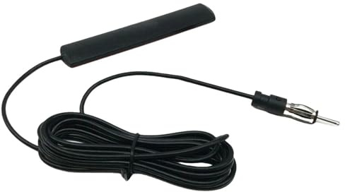 Antenne Voiture Antenne Radio AM/FM DC 5-12 V pour intérieur de Voiture, antenne amplifiée cachée 85-860 MHz, Patch pour Camion, Moto, Bateau Antenne Radio Voiture