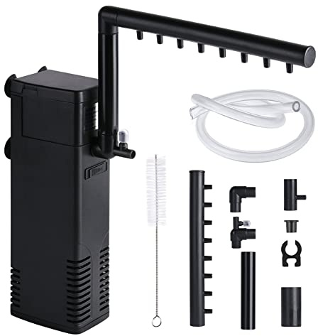 flintronic Filtre Intérieur Aquarium, 22W 1000L/H Filtre Interne pour Aquarium 250 litres Filtre Pompe Aquarium pour Petit Réservoir, Aquariums d'eau Froide ou Tropicaux, Réservoir de Tortues