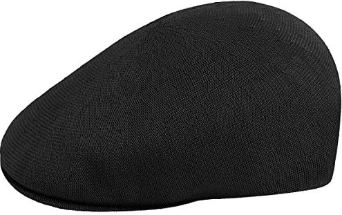 Kangol Seamless Tropic 507 Flat Cap by Damer/Herrar - keps med skärm Vår-sommar Sommar - XL (60-61 cm) svart